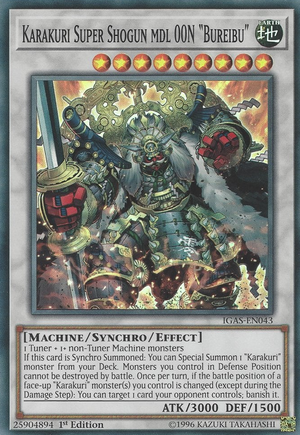 Karakuri Super Shogun mdl 00N "Bureibu"