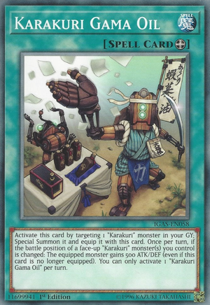 Karakuri Gama Oil