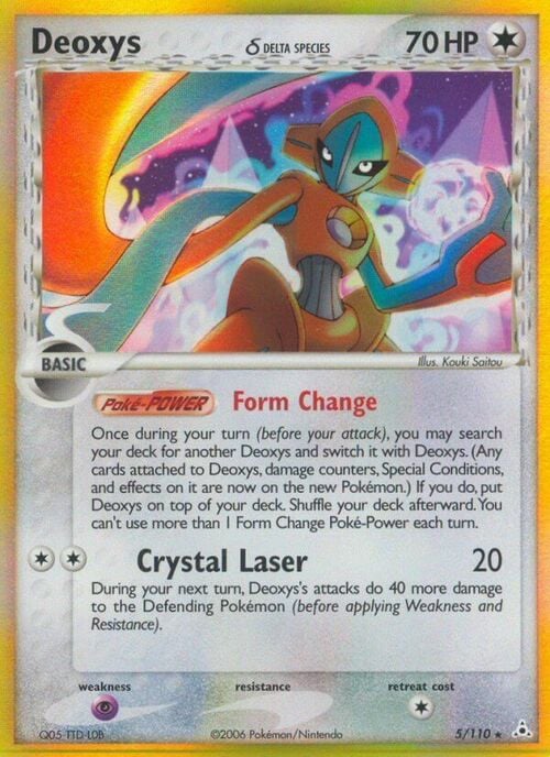 Deoxys δ Delta Species