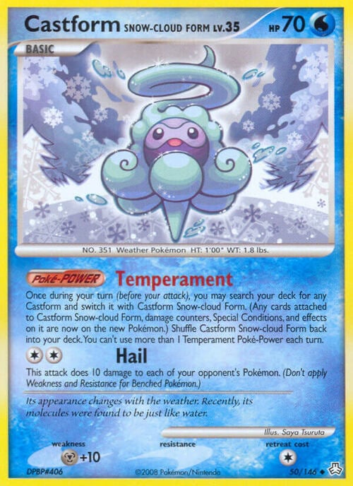 Castform Snow-Cloud Form Lv.35