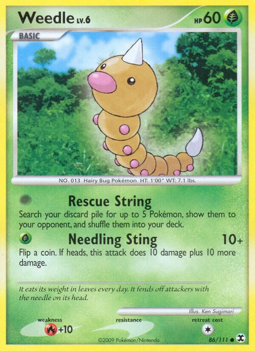 Weedle Lv.6