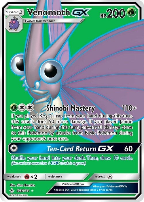 Venomoth GX