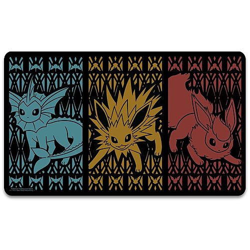Vaporeon, Jolteon & Flareon Triple Threat Playmat