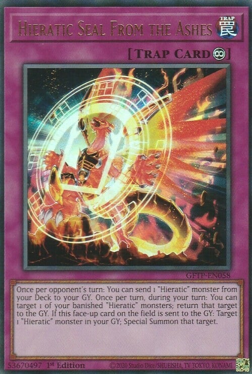 Hieratic Seal From the Ashes
