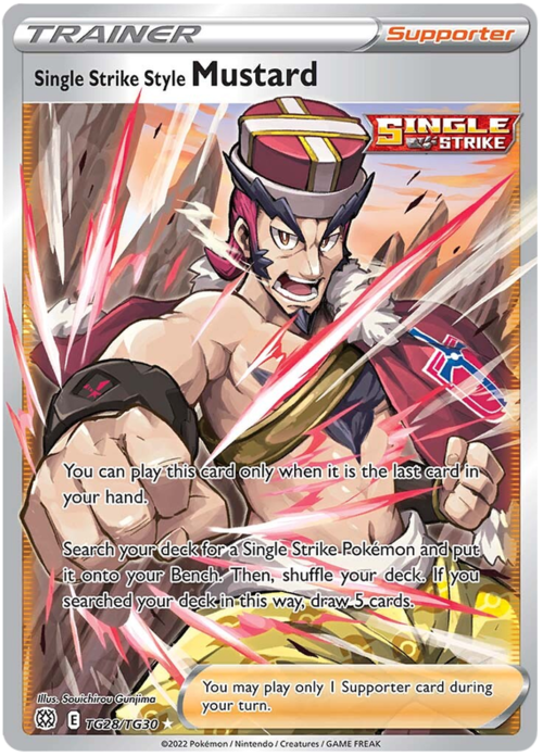 Single Strike Style Mustard