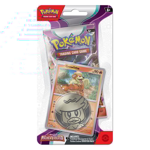 Paldea Evolved: Growlithe 1-Pack Blister