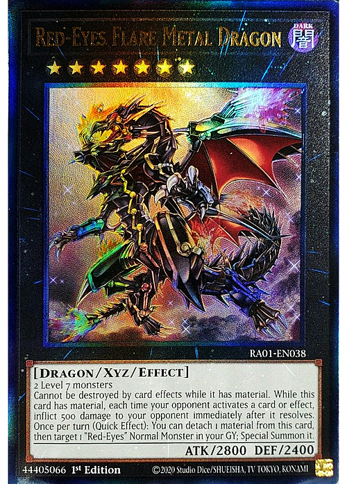 Red-Eyes Flare Metal Dragon