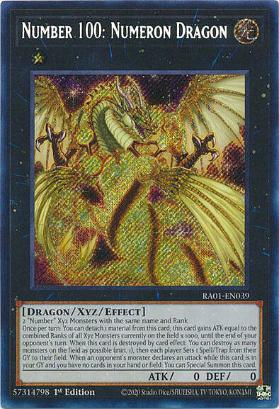 Number 100: Numeron Dragon