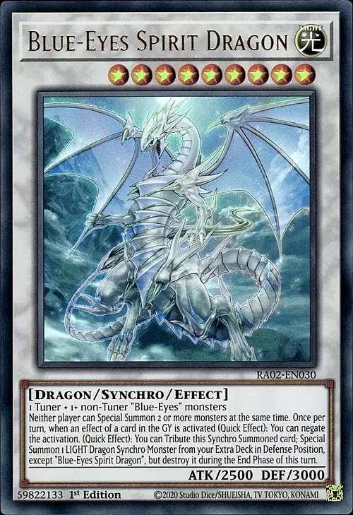 Blue-Eyes Spirit Dragon