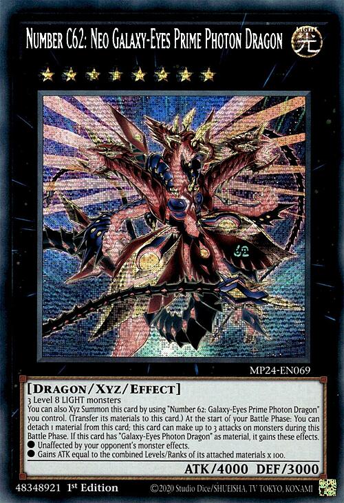 Number C62: Neo Galaxy-Eyes Prime Photon Dragon