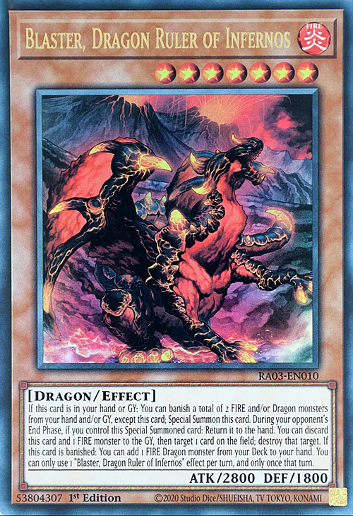 Blaster, Dragon Ruler of Infernos