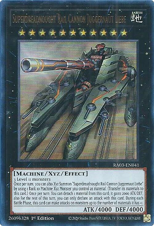 Superdreadnought Rail Cannon Juggernaut Liebe