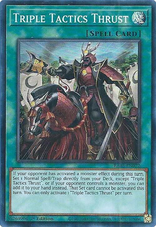 Triple Tactics Thrust