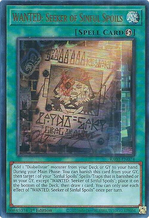 WANTED: Seeker of Sinful Spoils