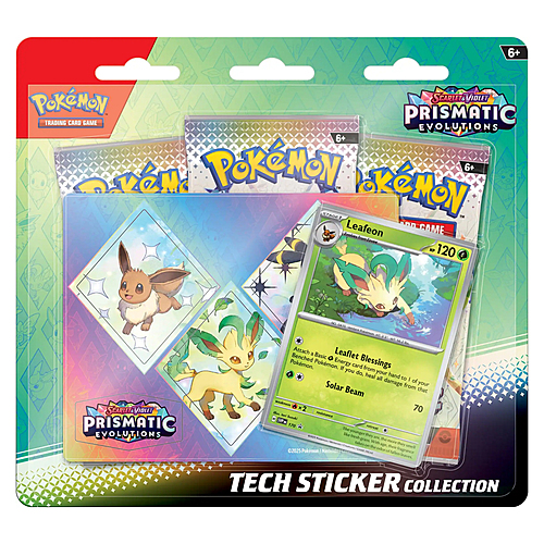 Prismatic Evolutions: Leafeon Tech Sticker Collection