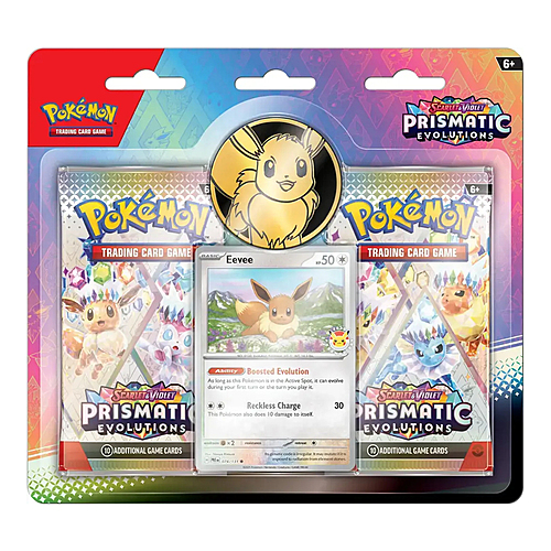 Prismatic Evolutions: Pokémon Day 2025 Eevee 2-Pack Blister