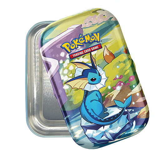 Prismatic Evolutions: Vaporeon Empty Mini Tin
