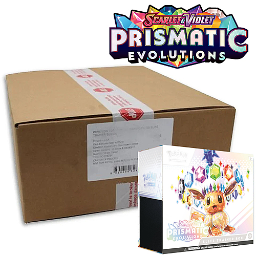 Prismatic Evolutions | 10 Elite Trainer Box Case