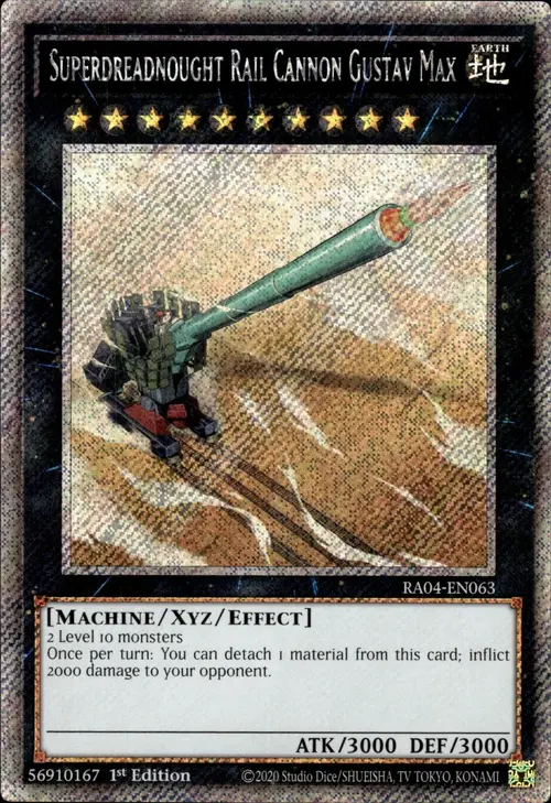 Superdreadnought Rail Cannon Gustav Max