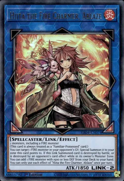 Hiita the Fire Charmer, Ablaze