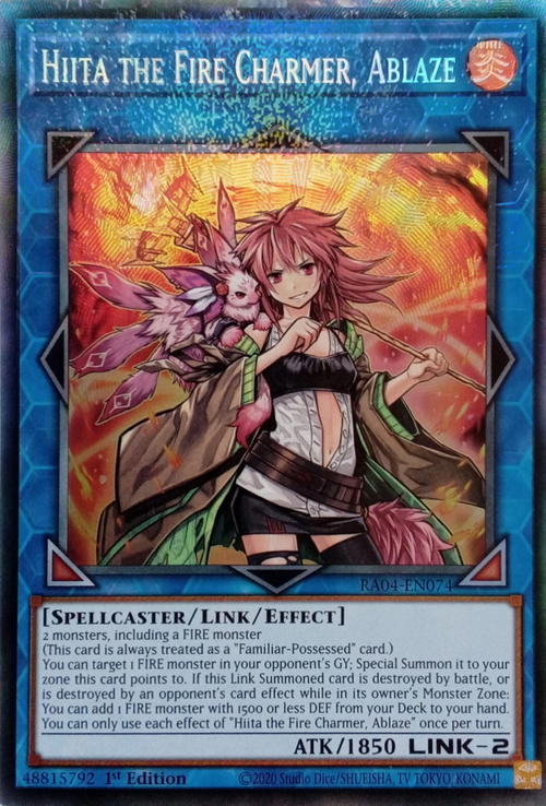 Hiita the Fire Charmer, Ablaze