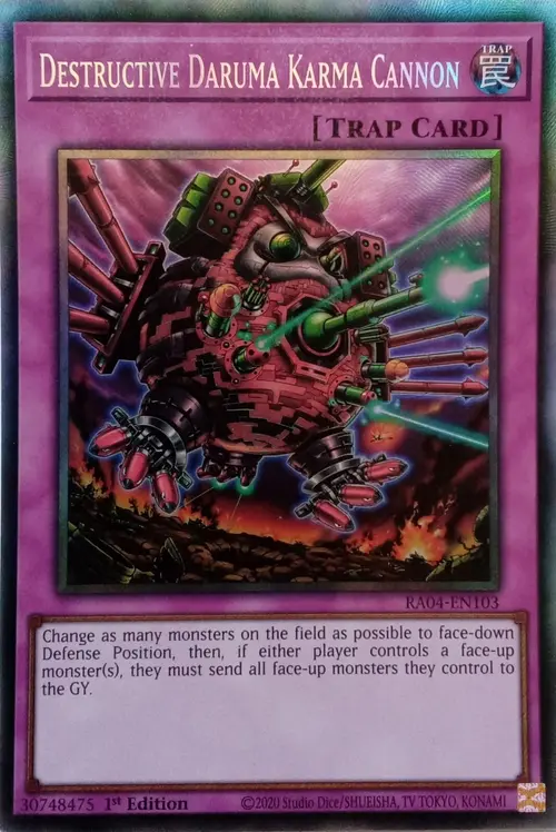 Destructive Daruma Karma Cannon