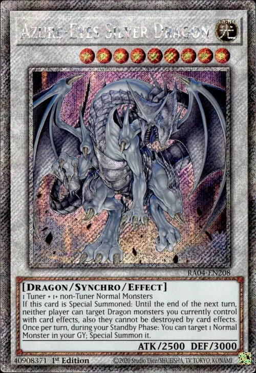 Azure-Eyes Silver Dragon