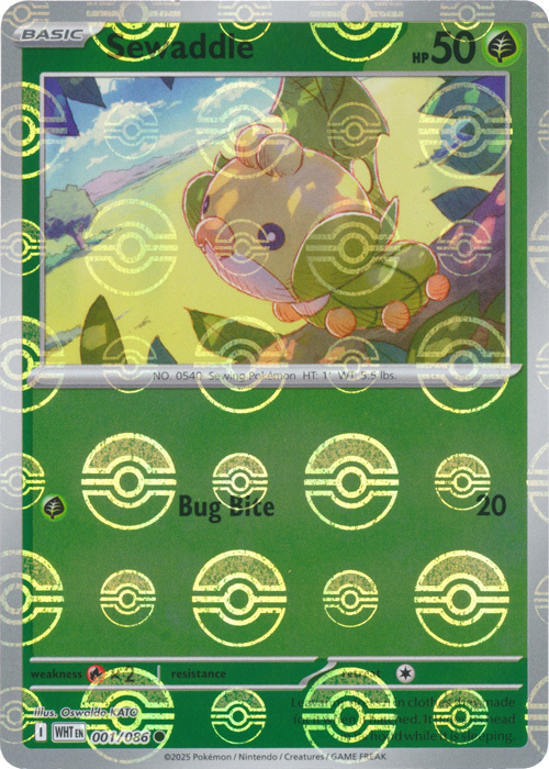 White Flare - Poké Ball Reverse Holo