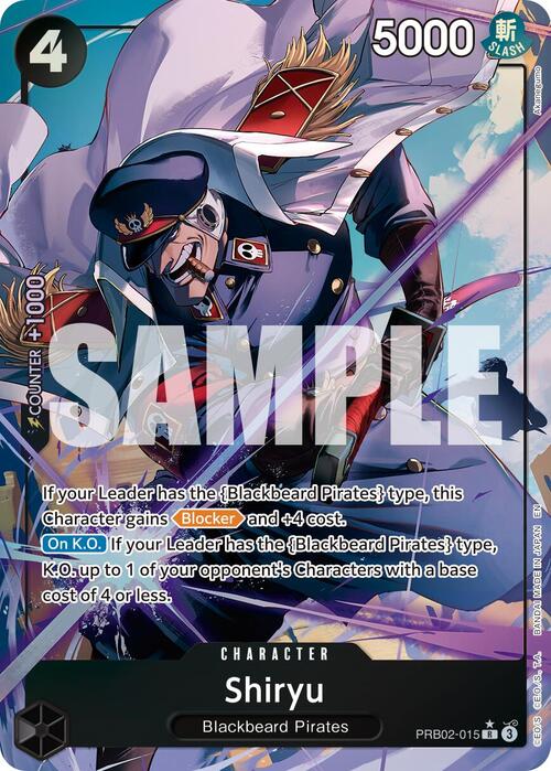 Shiryu - PRB-02: The Best 2 - Premium Booster (prb02) - Alternate Art - No. PRB02-015a