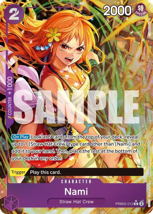 Nami - PRB-02: The Best 2 - Premium Booster (prb02) - Alternate Art - No. PRB02-012a
