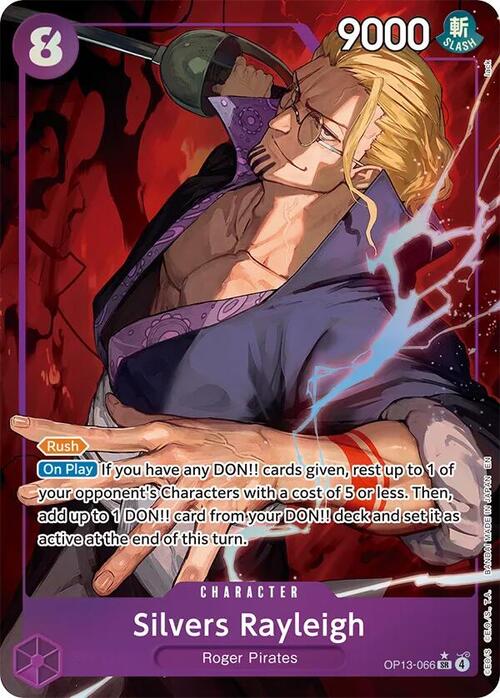 Silvers Rayleigh - OP-13: Carrying on his Will (op13) - Alternate Art - No. OP13-066