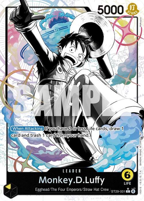 Monkey.D.Luffy — ST-29: Starter Deck Egghead (st-29) — No. ST29-001a — Ver. Alternate Art — vAlternate Art