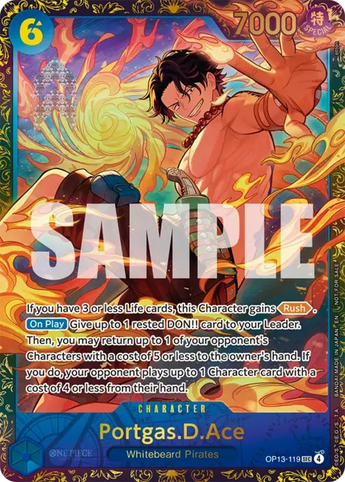 Portgas.D.Ace - Championships Promo (op-chp) - Treasure Cup 2026 - No. OP13-119 - Ver. Promo