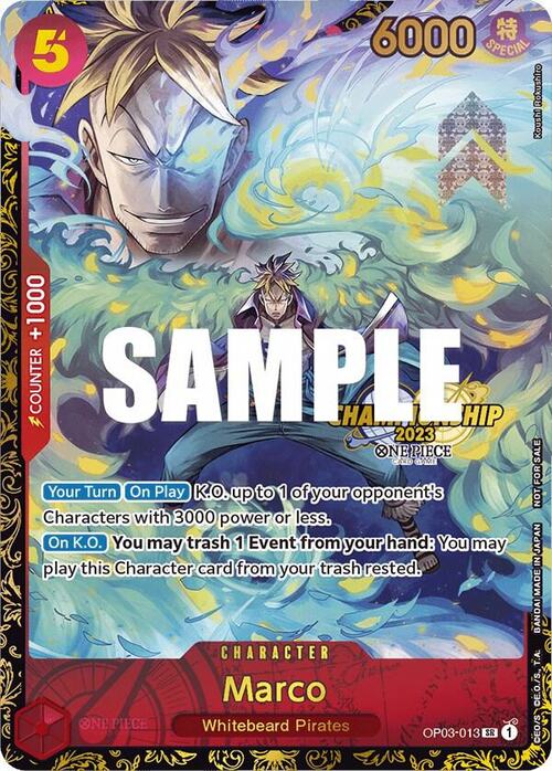 Marco - Championships Promo (op-chp) - Championship 2023 - No. OP03-013 - Ver. Promo
