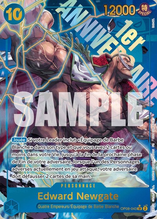 Edward.Newgate - French Promos (fr-op) - French 1st Anniversary Pack - No. OP08-043