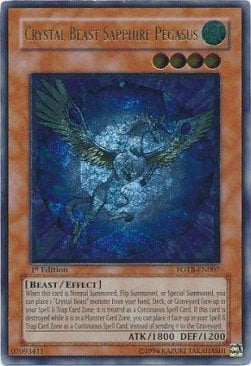 Crystal Beast Sapphire Pegasus